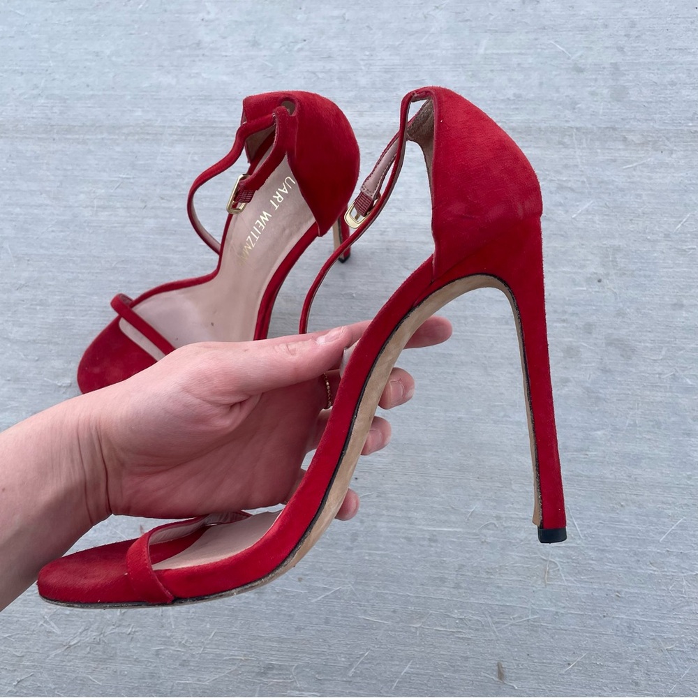 Stuart Weitzman Red Heels - image 5
